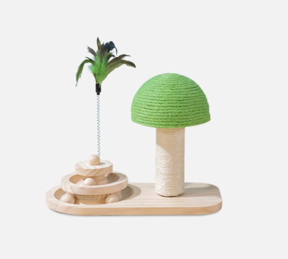 Wooden Interactive Cat Ball Track Toy – product image 3