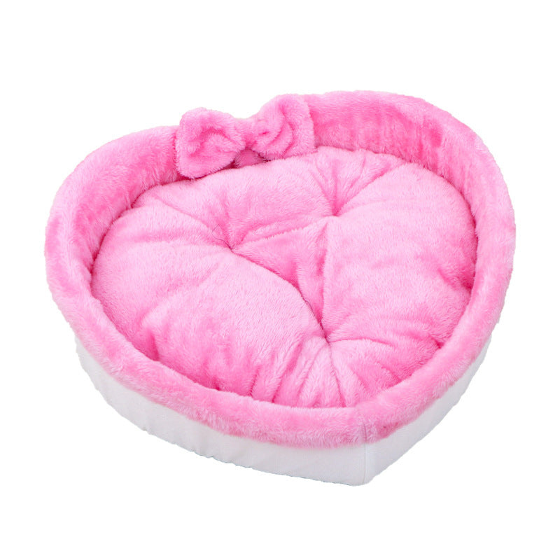 Heart-Shaped Plush Pet Bed - product view 10