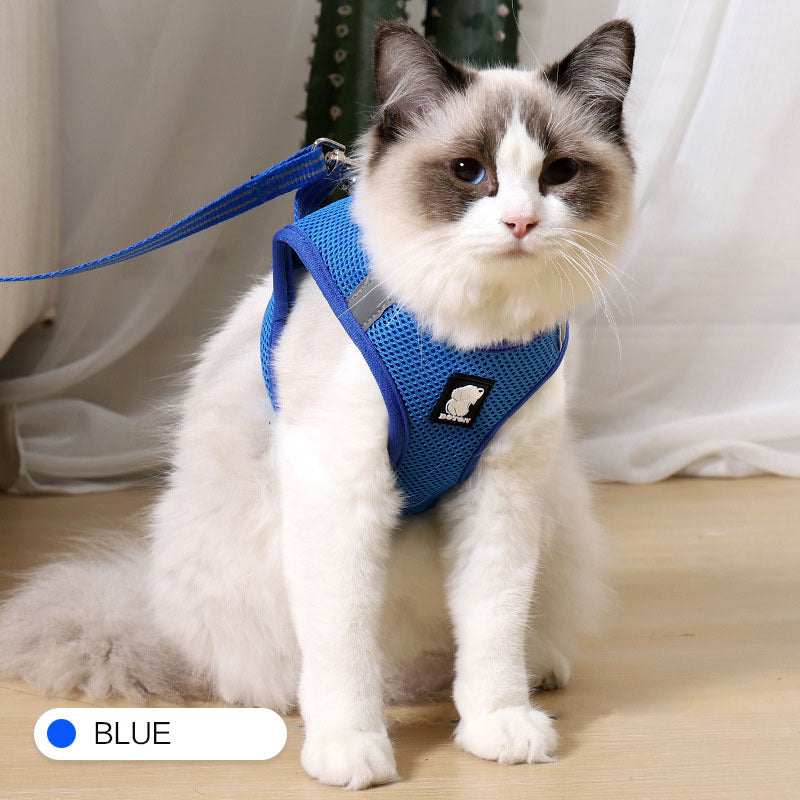 Breathable Mesh Cat Harness & Leash Set – product image 7