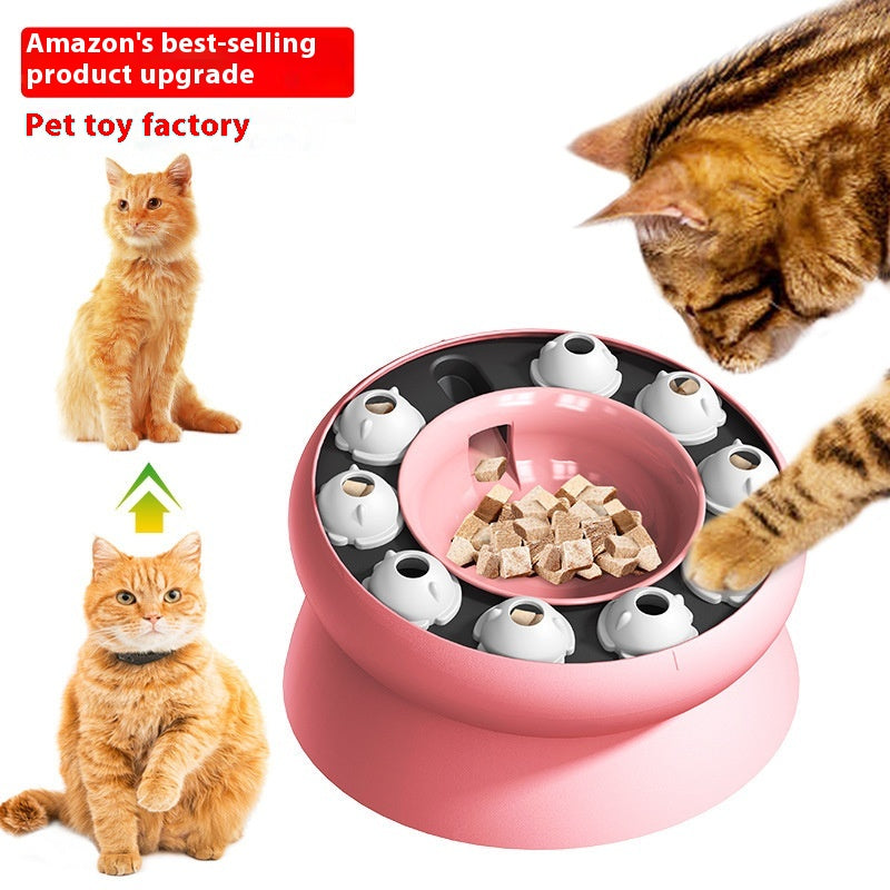 Rotating Cat Puzzle Feeder