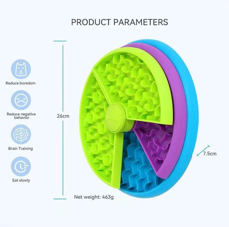3-Layer Rotating Pet Puzzle Feeder