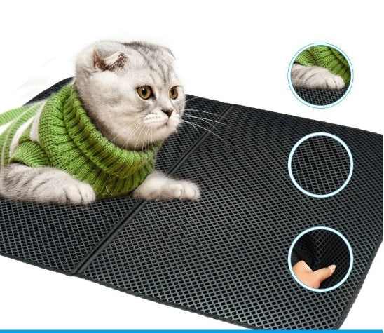 Double-Layer Waterproof Cat Litter Mat - product view 4