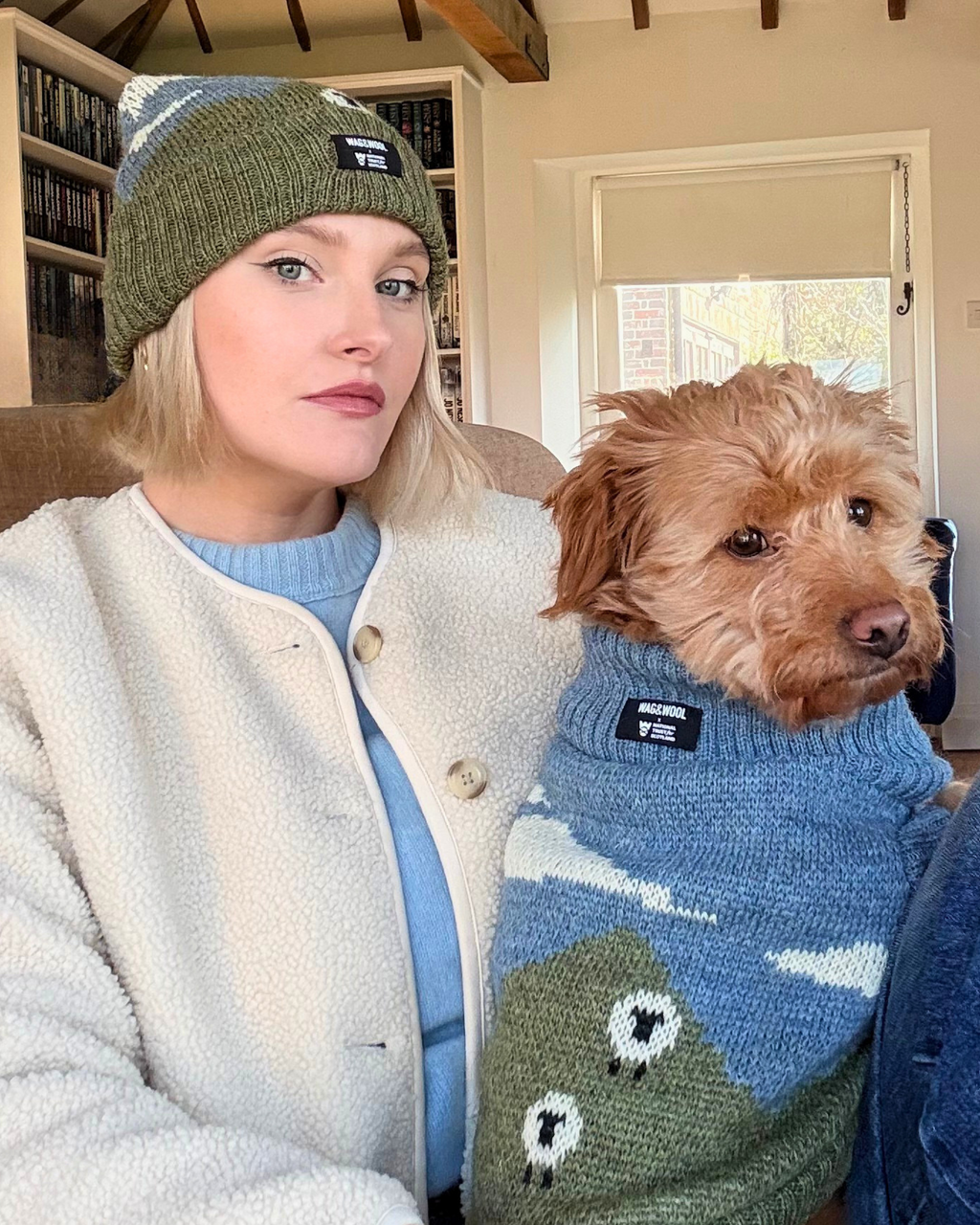 Blackface Sheep British Wool Dog Jumper - product view 5