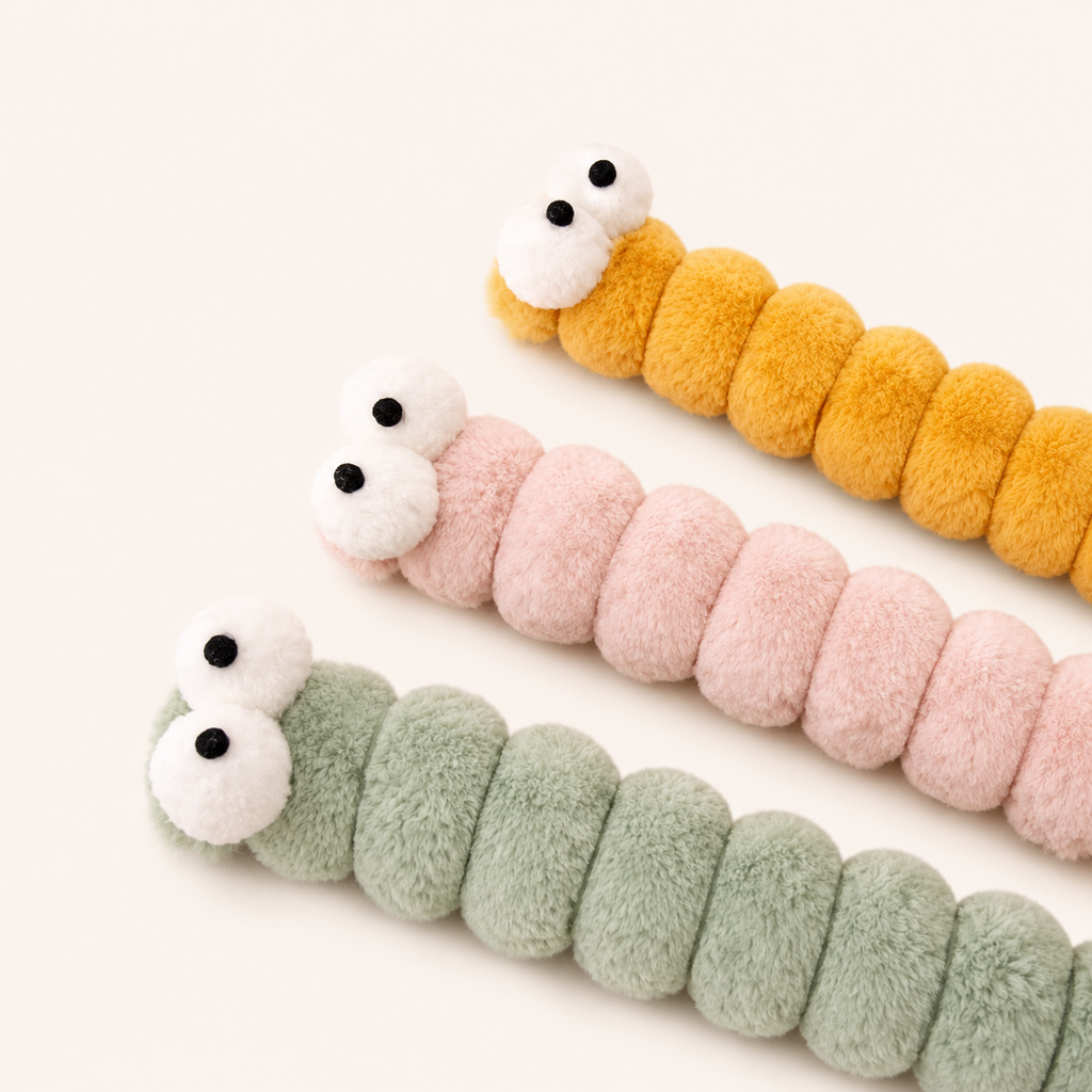 Giant Caterpillar Catnip Kicker Toy - 37cm - product view 3