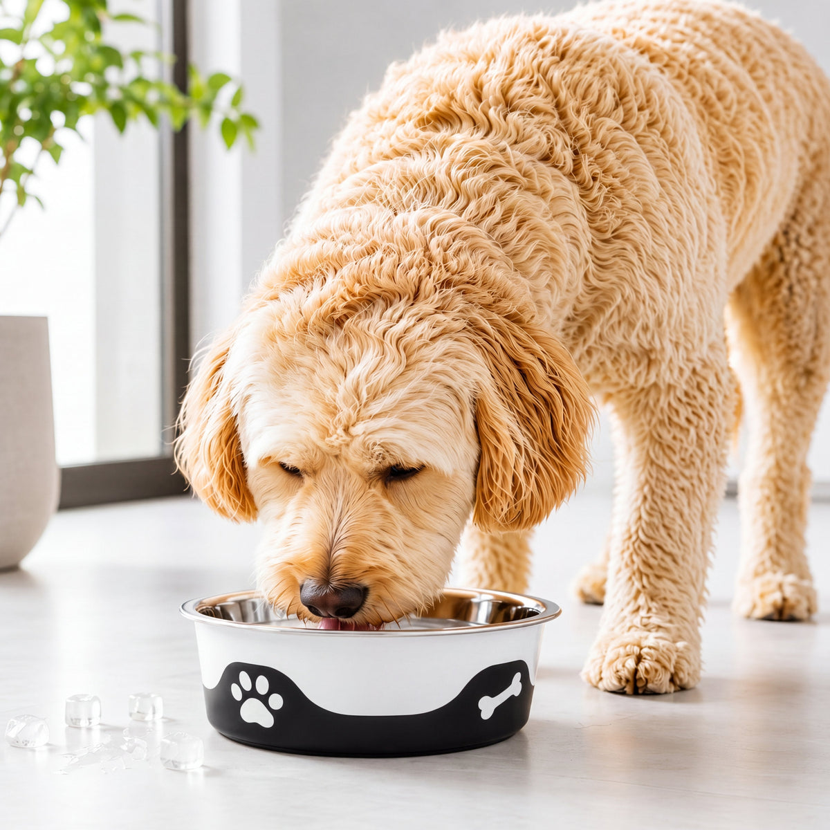 ThermaCool Insulated Dog Bowl - Espresso - product view 4