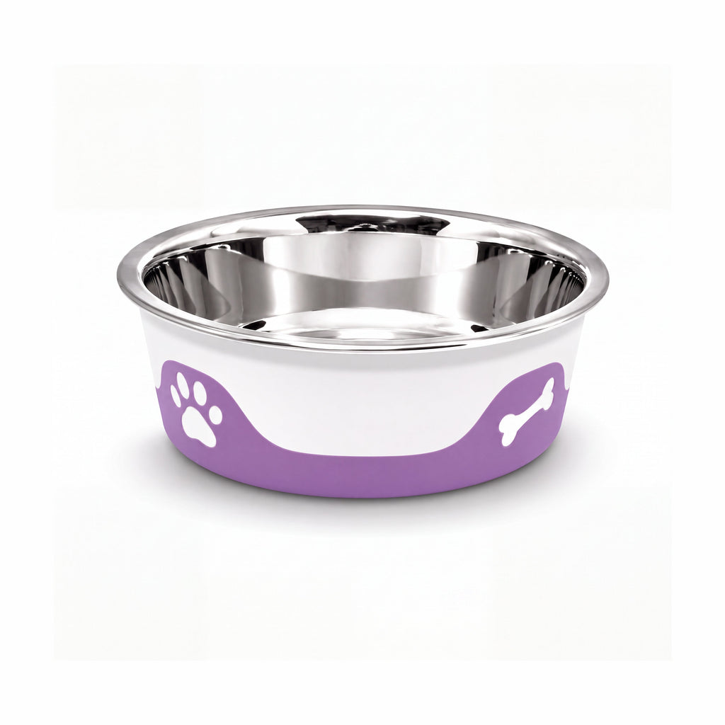 ThermaCool Insulated Dog Bowl - Grape