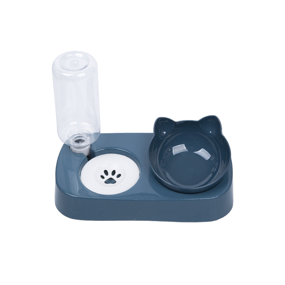 Pet Water & Food Double Bowl