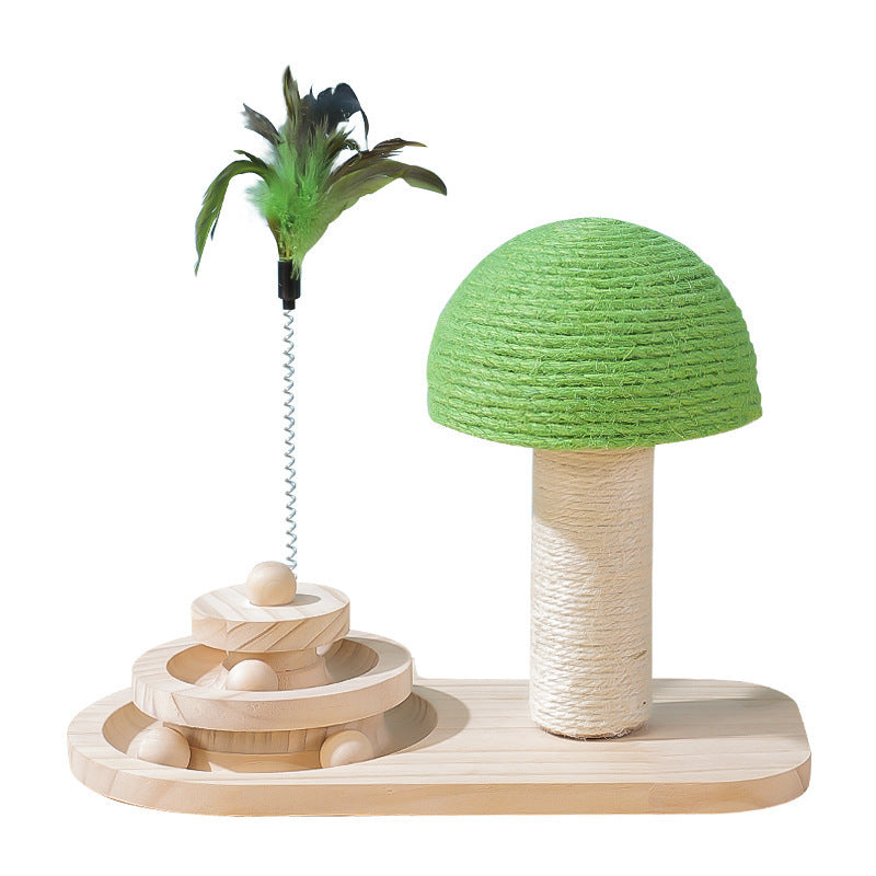 Wooden Interactive Cat Ball Track Toy – product image 5