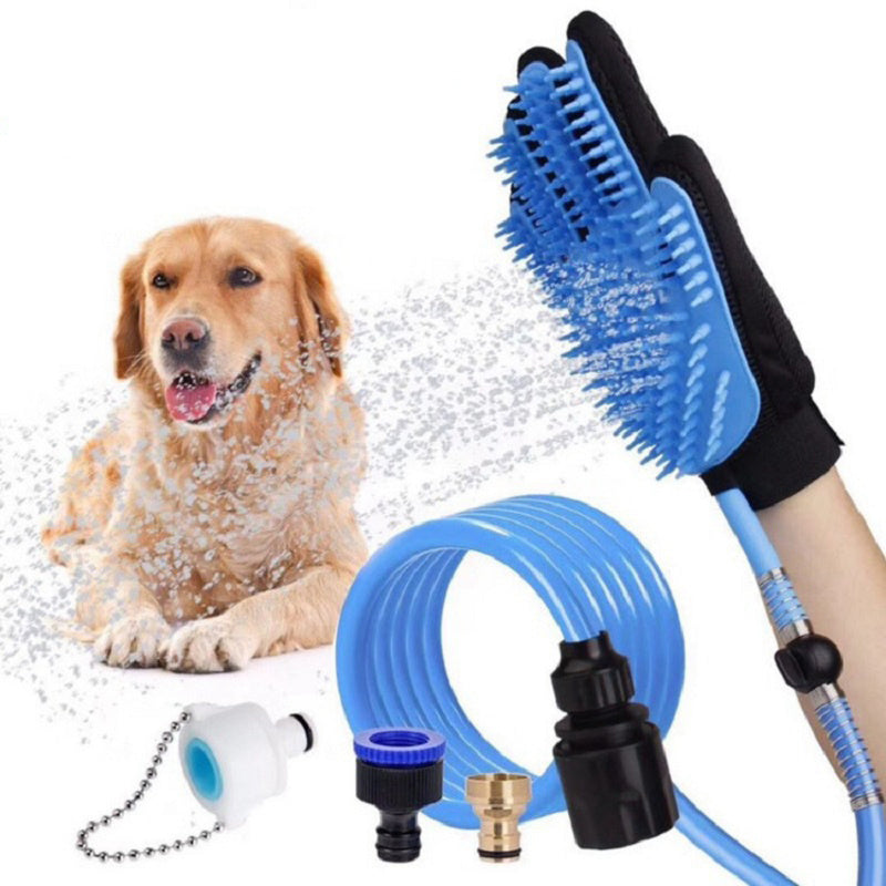 Handheld Pet Shower Head & Massage Brush