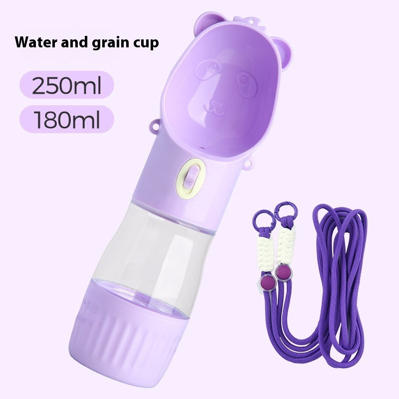 2-in-1 Portable Pet Water Bottle & Food Container - product view 16