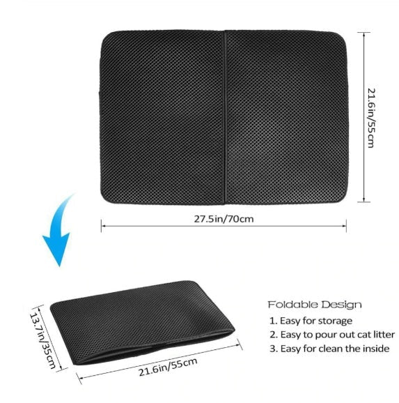 Double-Layer Waterproof Cat Litter Mat - product view 3