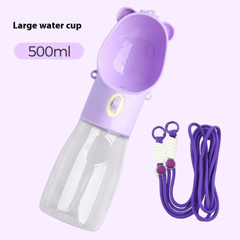 2-in-1 Portable Pet Water Bottle & Food Container - product view 12