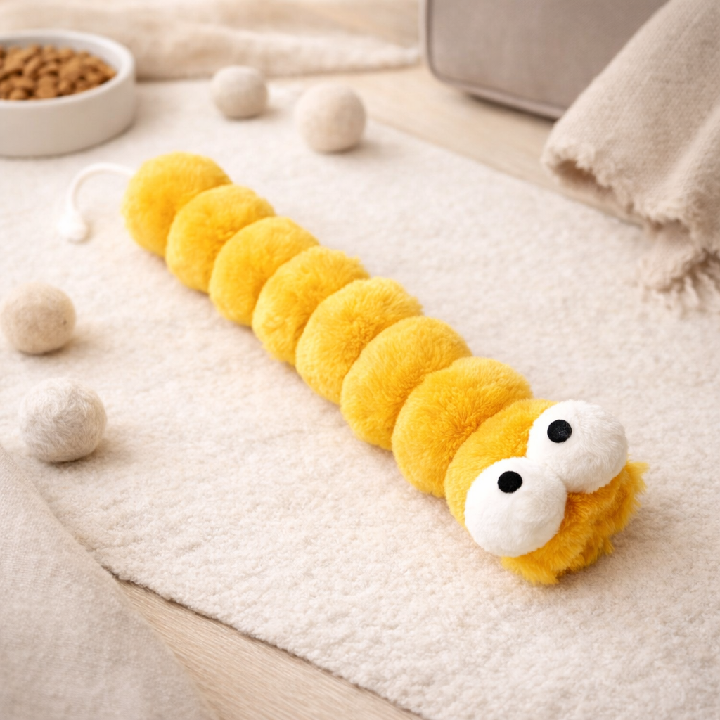 Giant Caterpillar Catnip Kicker Toy - 37cm - product view 7