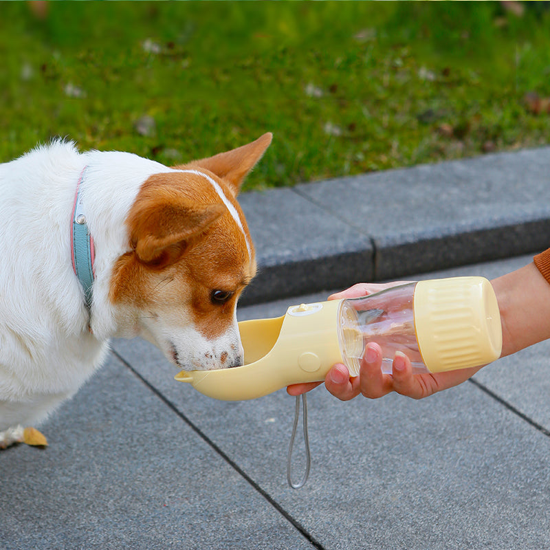 2-in-1 Portable Pet Water Bottle & Food Container - product view 5