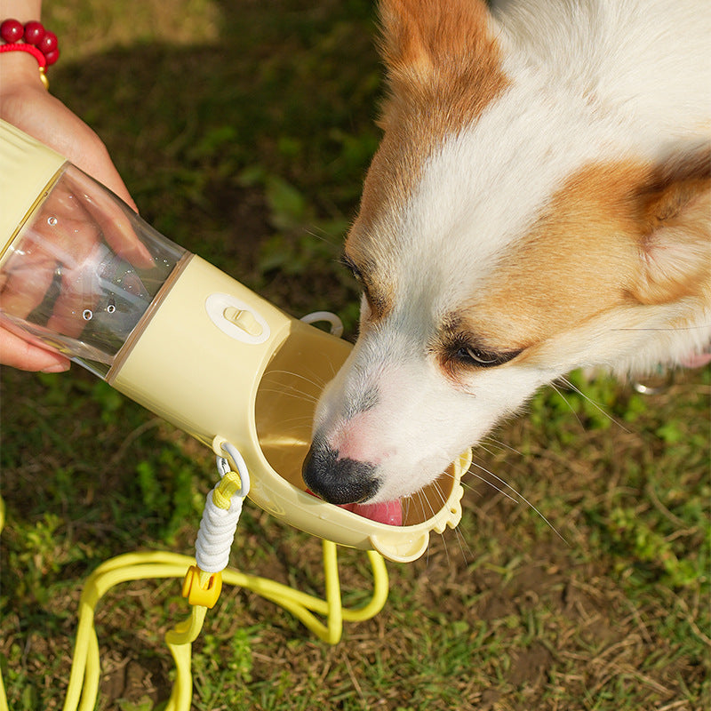 2-in-1 Portable Pet Water Bottle & Food Container - product view 4