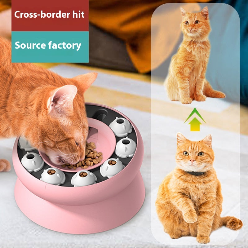 Rotating Cat Puzzle Feeder