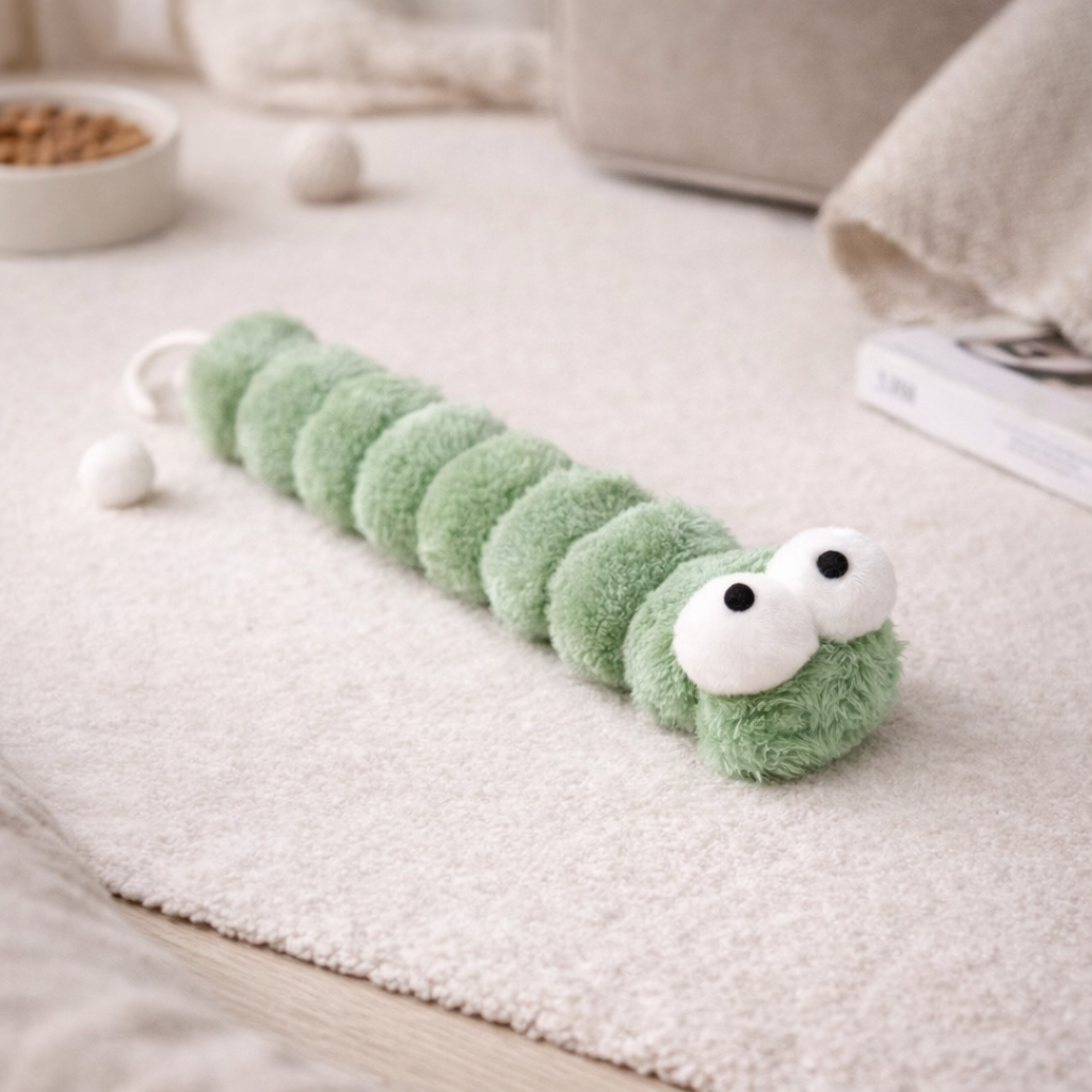 Giant Caterpillar Catnip Kicker Toy - 37cm - product view 8