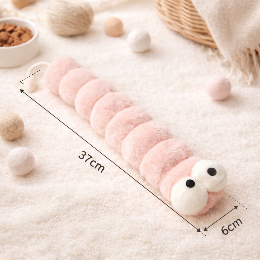 Giant Caterpillar Catnip Kicker Toy - 37cm - product view 5