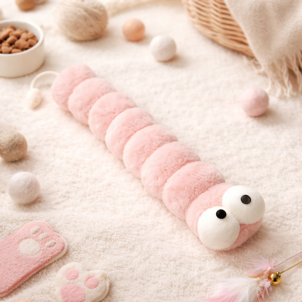 Giant Caterpillar Catnip Kicker Toy - 37cm - product view 9