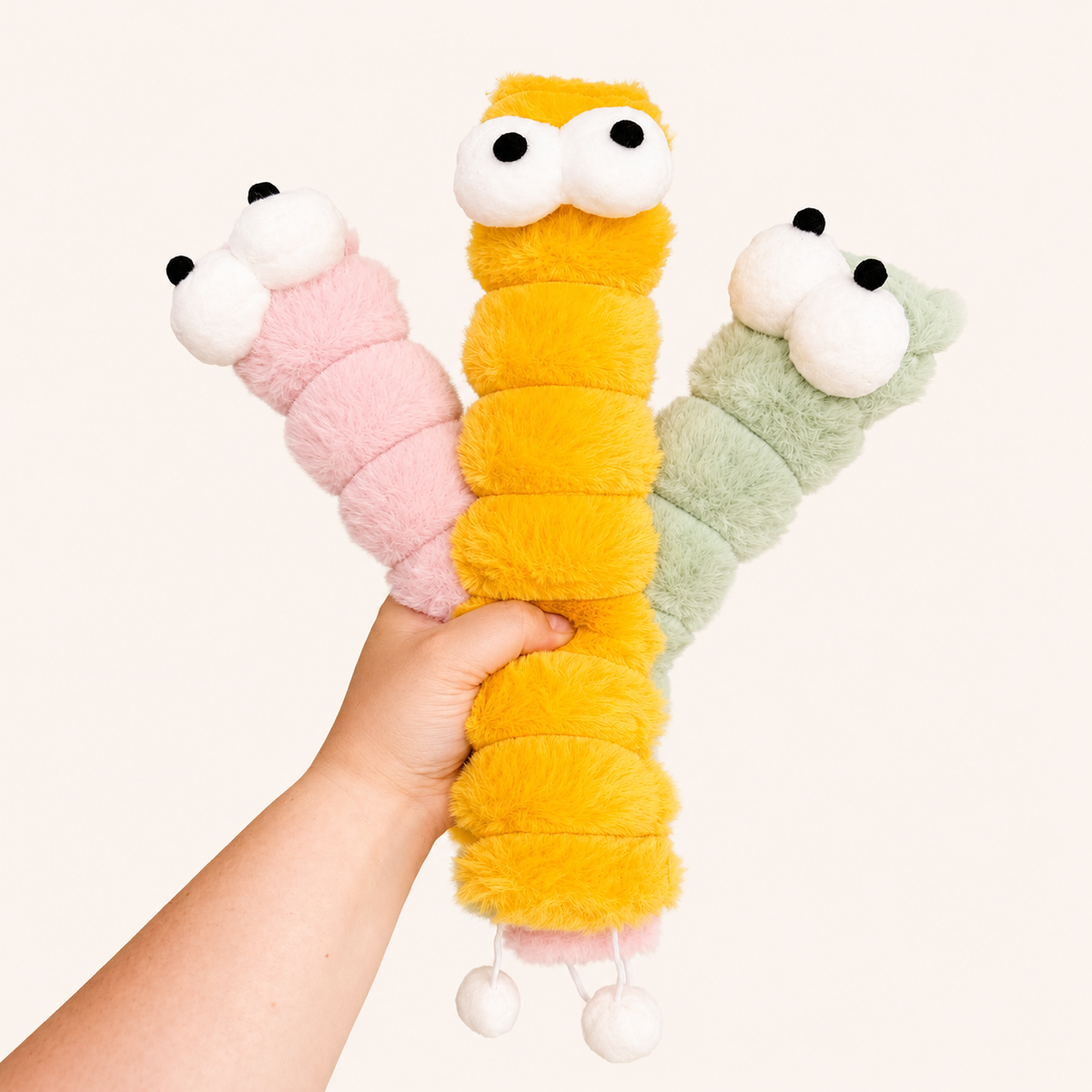 Giant Caterpillar Catnip Kicker Toy - 37cm