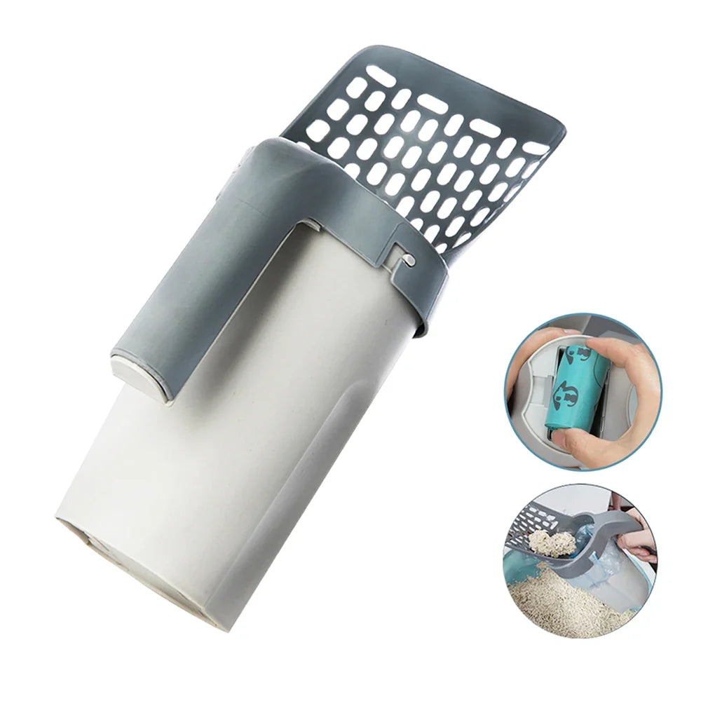 Cat litter cleaning accessory set