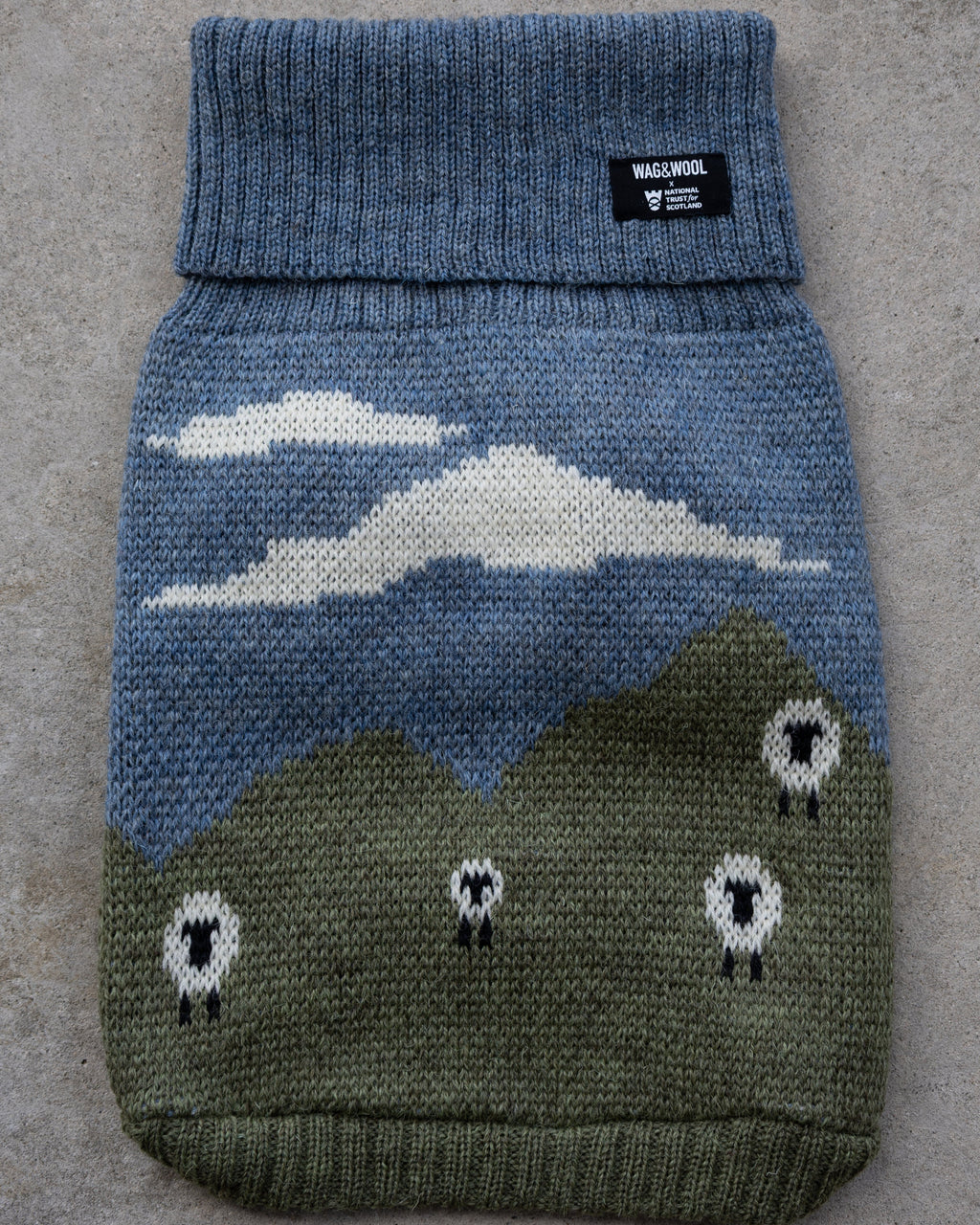 Blackface Sheep British Wool Dog Jumper - product view 10