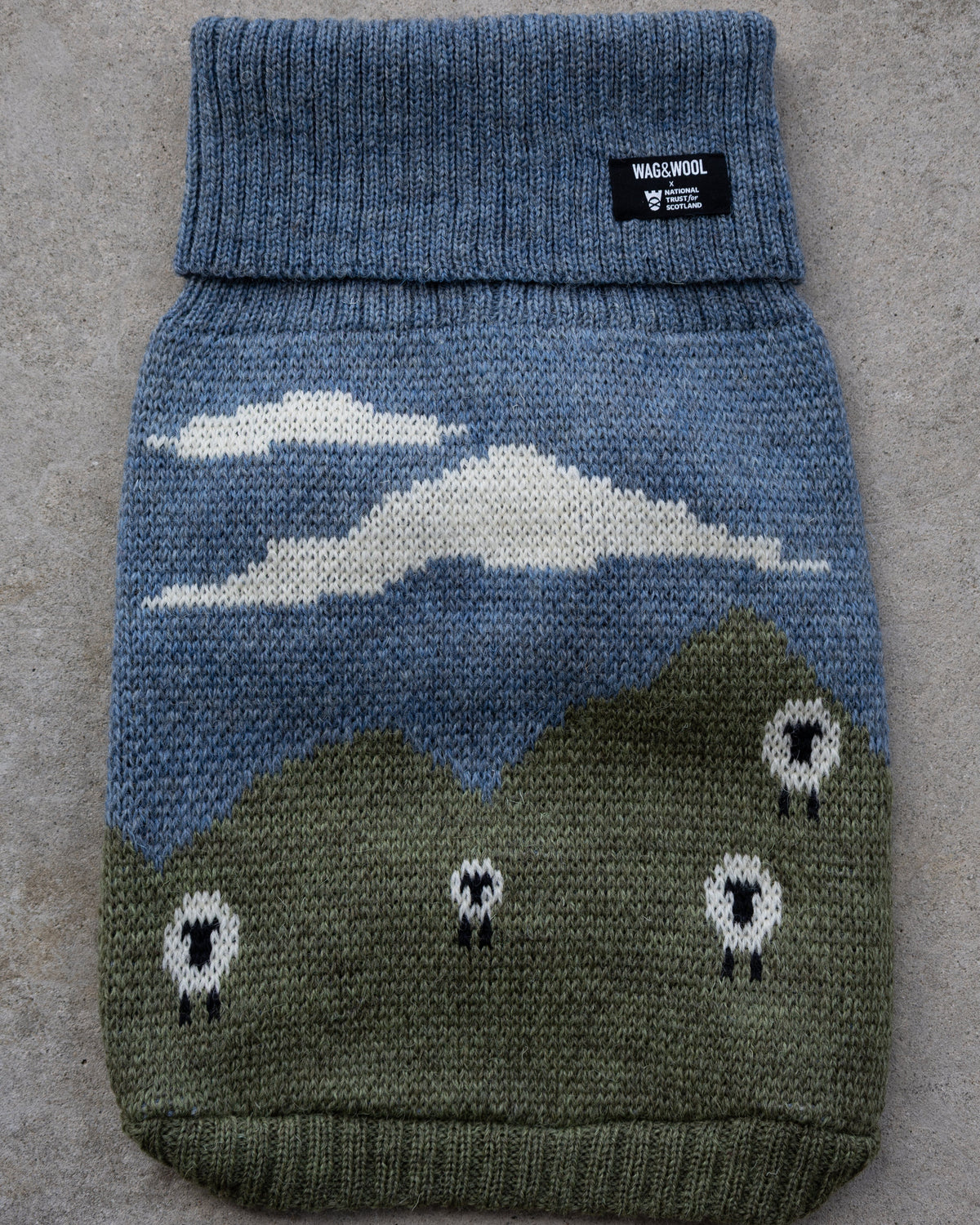 Blackface Sheep British Wool Dog Jumper - product view 10
