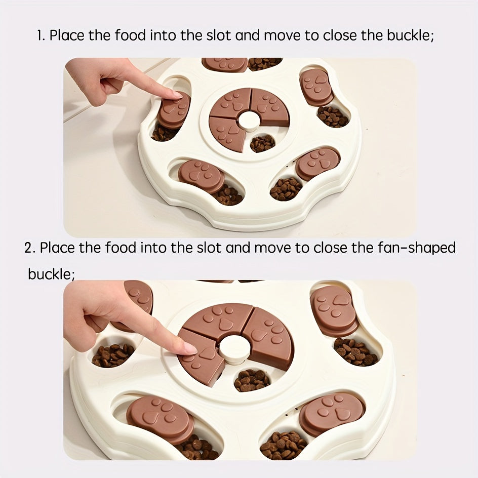 Interactive Slow Feeder Puzzle for Dogs & Cats
