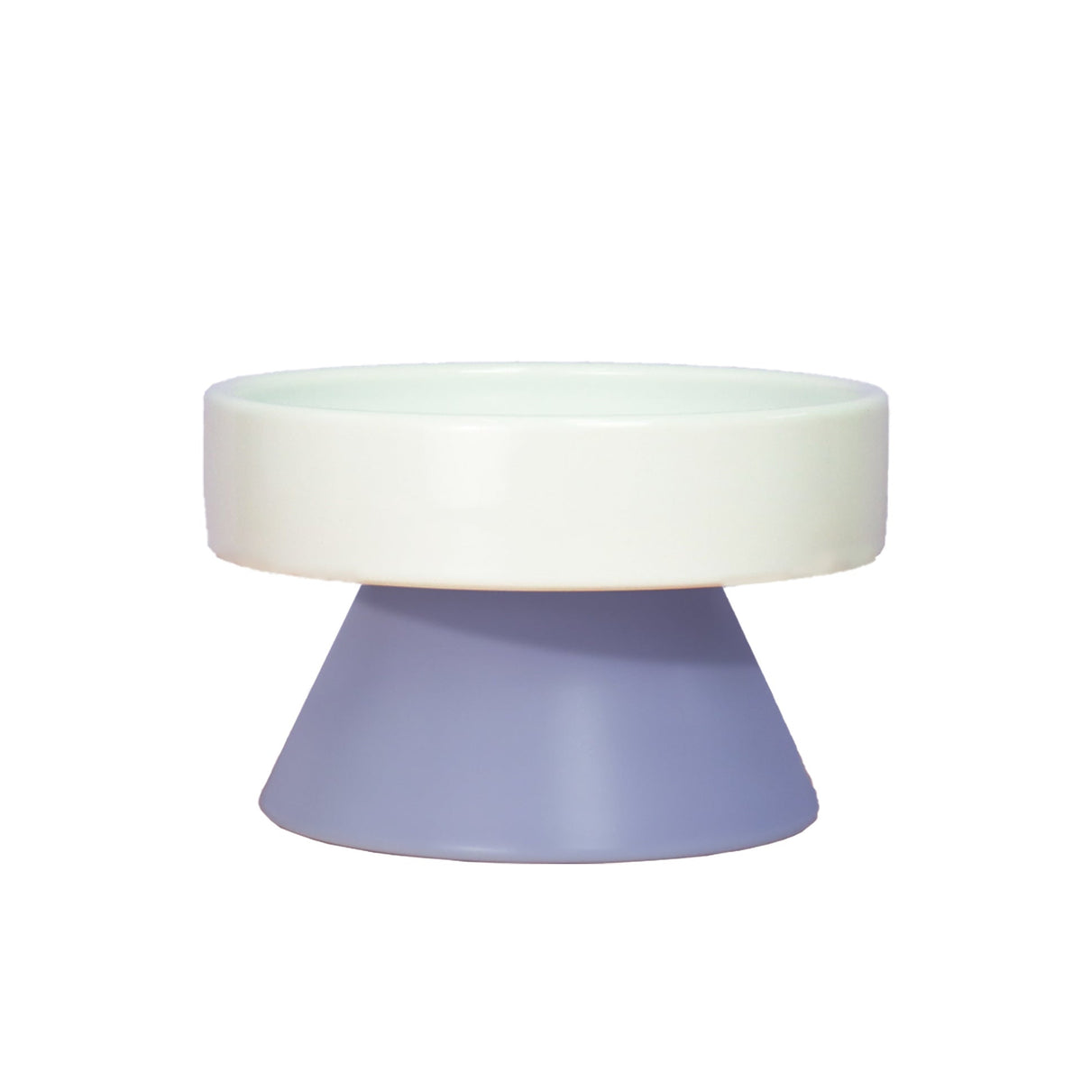 Raised Wide-Mouth Ceramic Cat Bowl - product view 5