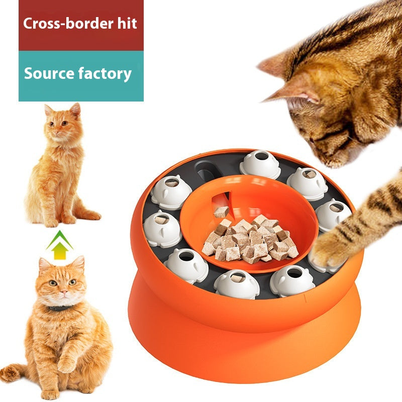 Rotating Cat Puzzle Feeder