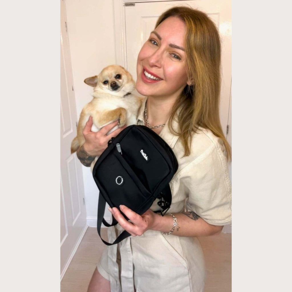 Mini Dog Walking Bag - Black - product view 4