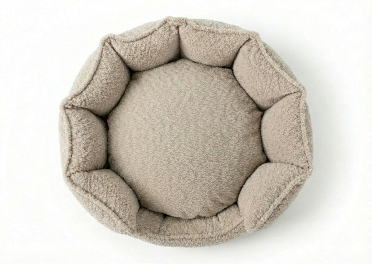 The Cotswold Bouclé High-Wall Dog Bed – product image 7