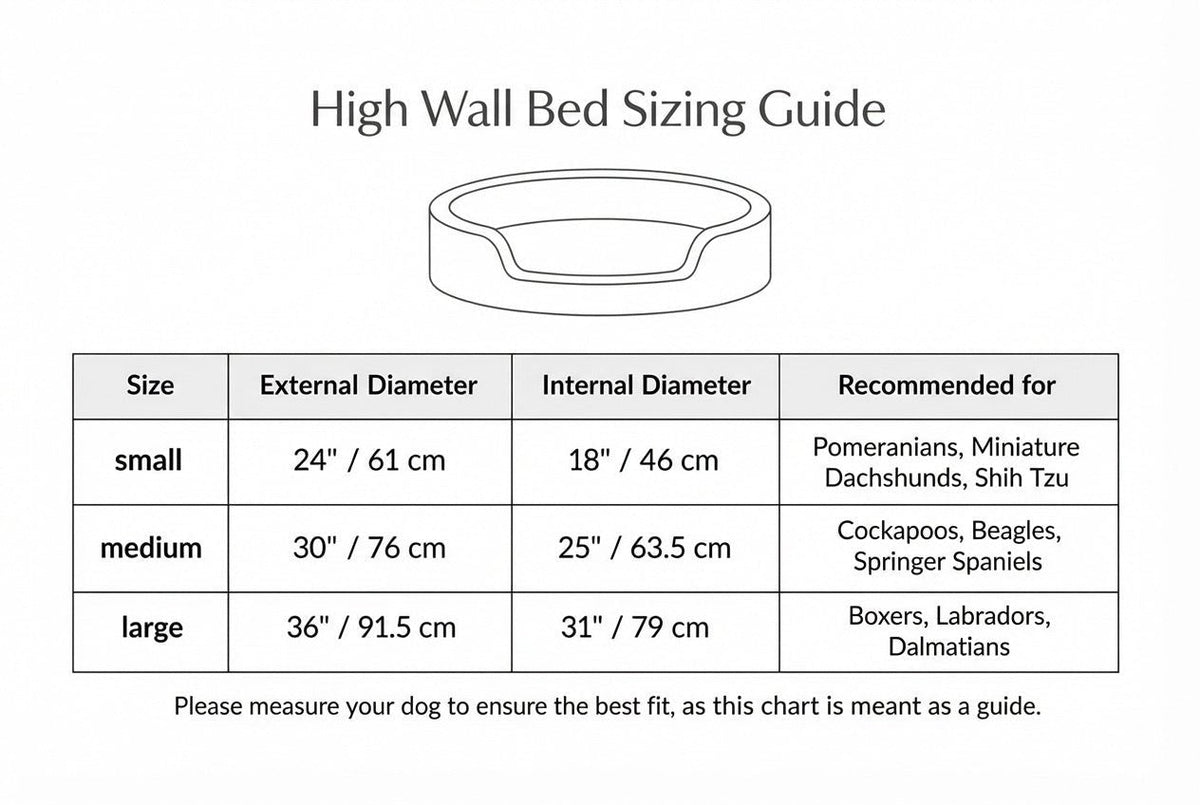 The Cotswold Bouclé High-Wall Dog Bed – product image 3