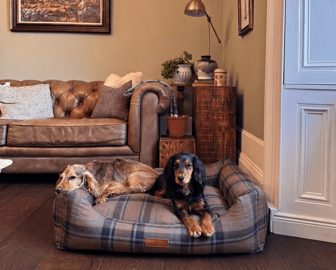 The Marlow Tartan Orthopaedic Bolster Dog Bed – product image 2
