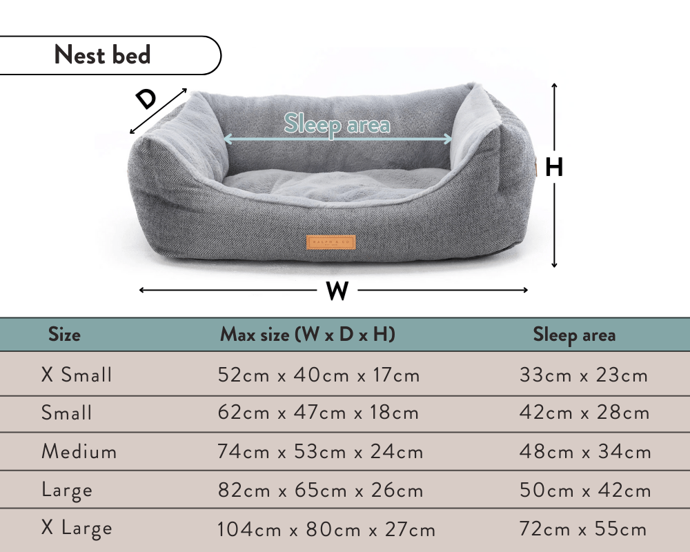 The Kensington Houndstooth Bolster Dog Bed – product image 3