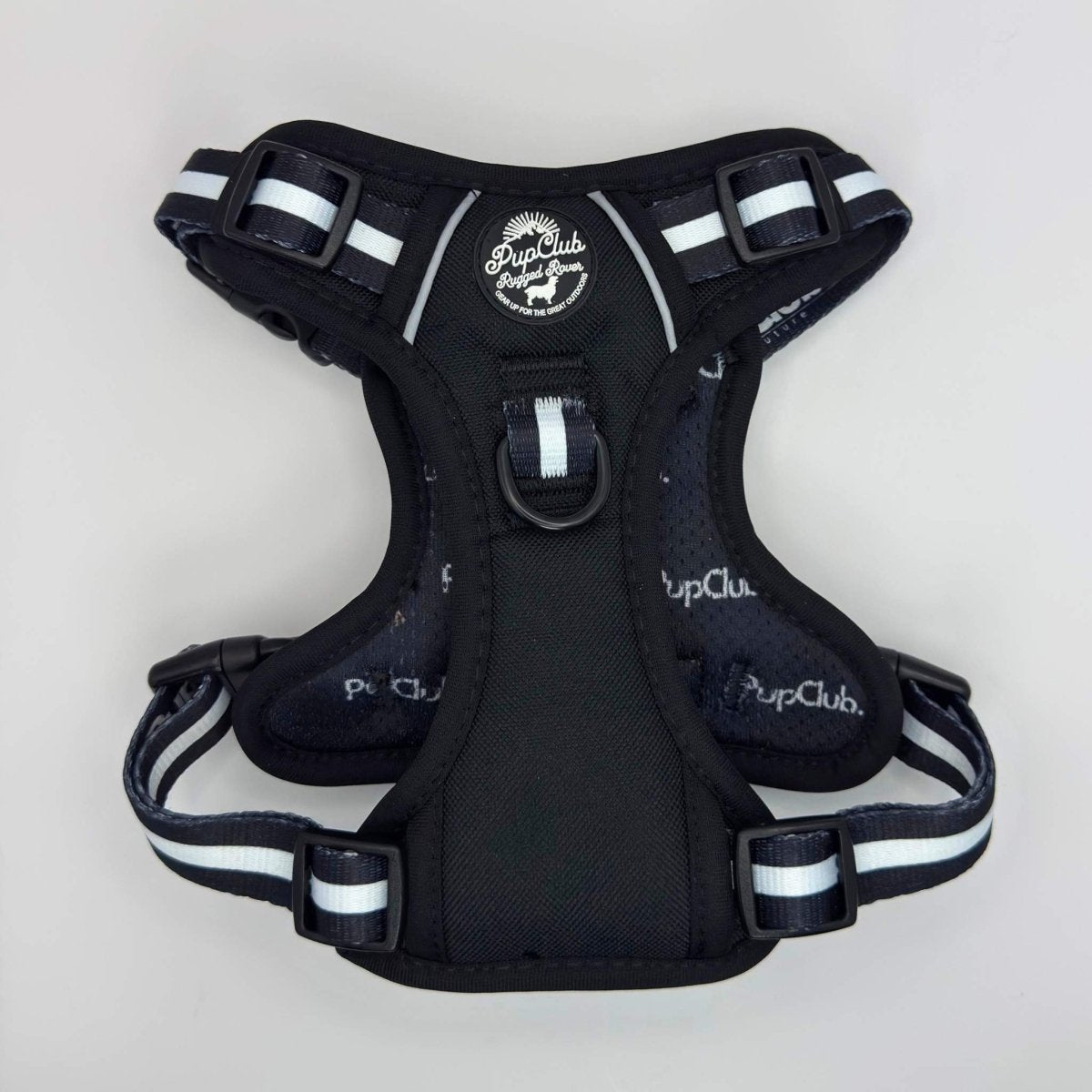 Rugged Rover™ No-Pull Dog Harness – Midnight Black